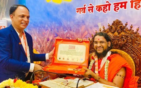 सद्गुरु ब्रह्मेशानंदाचार्यजी का नाम एशिया बुक ऑफ रेकॉर्डस् में दर्ज