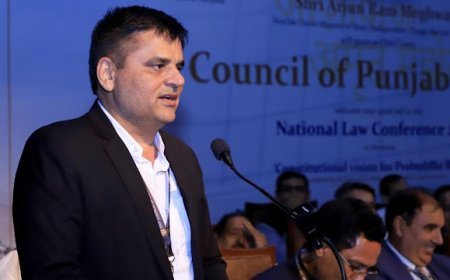 मनन कुमार मिश्रा  के अद्वितीय योगदान पर प्रकाश: चंडीगढ़ के राष्ट्रीय सम्मेलन में एडवोकेट प्रताप सिंह का मार्गदर्शन