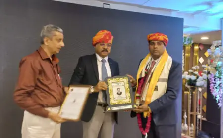 डॉ.भास्कर शर्मा को प्रयागराज में मिला डॉ.जी.बी.सिंह मैमोरियल नेशनल अवॉर्ड 2023