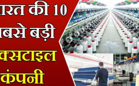 भारत की 10 सबसे बड़ी टेक्सटाइल कम्पनियां