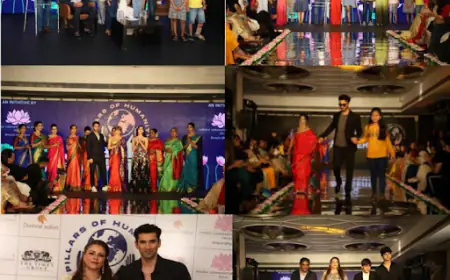 निदर्शना गोवाणी द्वारा पिलर्स ऑफ ह्यूमैनिटी को अभिनेताओं का समर्थन प्राप्त हुआ