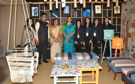 IIFD की आंतरिक एक्सीबिशन अरासा और फैशन एक्सीबिशन गाबा का शुभारम्भ हुआ