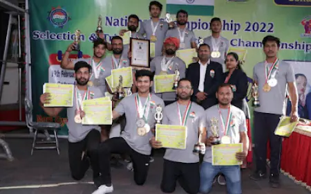 भारतीय शक्ति खेल संघ की चयन परीक्षा संपन्न