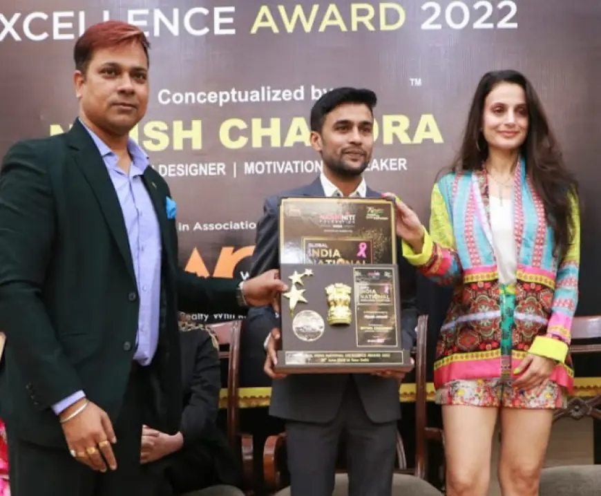 ग्लोबल इंडिया नेशनल एक्सलेंस अवार्ड 2022: पियुष जयसवाल चेंज मेकर ऑफ वोमेन एम्पावरमेंट अवॉर्ड से नई दिल्ली में सम्मानित