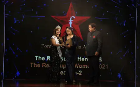 वेस्टबंगाल के कोलकाता से जया नाग को मिला सिंगर केटेगरी में फॉरएवर रियल सुपर वुमन अवॉर्ड