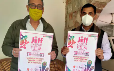पर्यटन मंत्री विश्वेन्द्र सिंह  ने जारी किया चौदहवें जयपुर इंटरनेशनल फिल्म फैस्टिवल (JIFF 2022) का पोस्टर