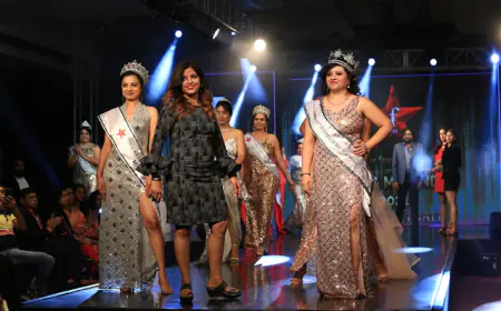 पेजेंट के तीसरे दिन नेशनल लेवल की विनर्स की क्राउनिंग सेरेमनी से गुलजार हुआ मंच