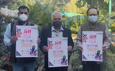 मुख्य सचिव ने जारी किया चौदहवें जयपुर इंटरनेशनल फिल्म फैस्टिवल (JIFF 2022) का पोस्टर
