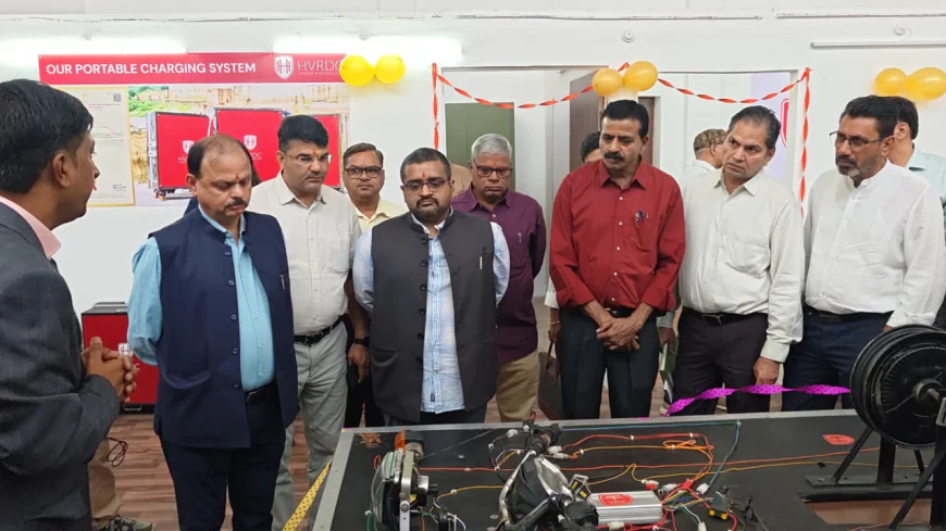 HVRDC ने राजस्थान के अधिकारियों के सामने ‘HVRDC Centre for Advanced Electric Mobility Systems’ का किया प्रदर्शन